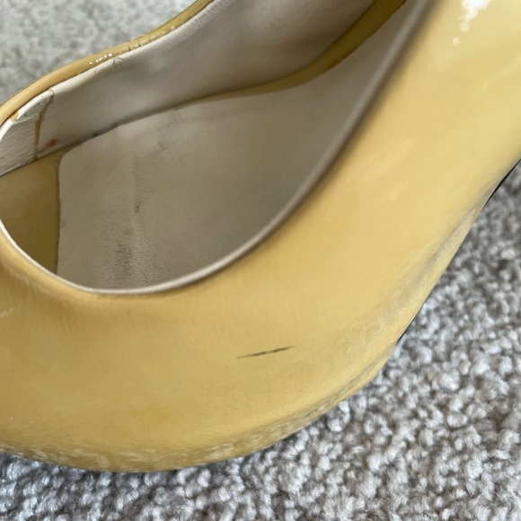 Nude Open Toe Pumps - Picture 4 of 7